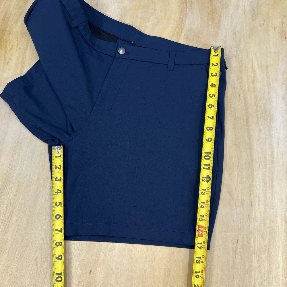 Lululemon Commission Classic Fit Shorts Mens 36x7 Dark Navy (No Tag) Warpstreme